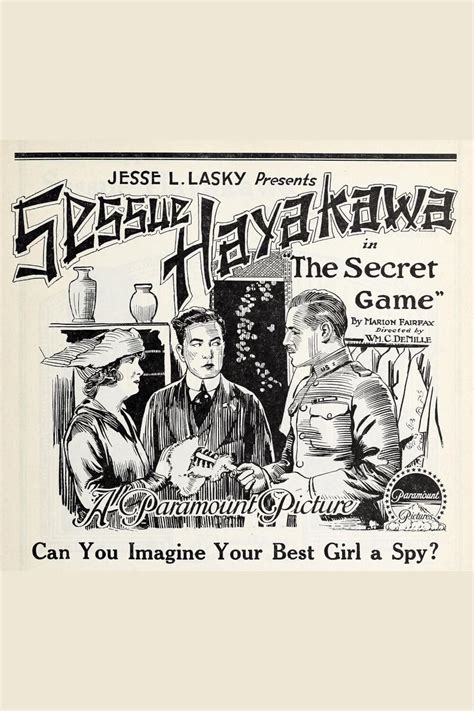 The Secret Game (1917) .